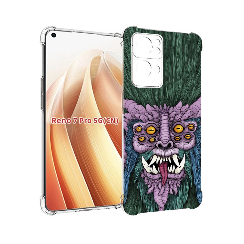 

Чехол MyPads многоглазый черт для OPPO Reno7 Pro 5G, Прозрачный, Tocco