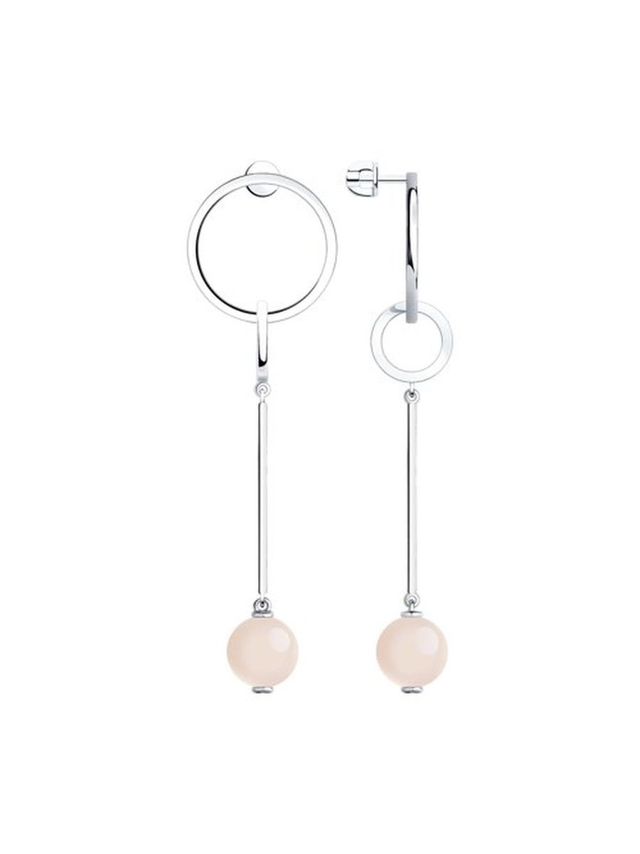 

Серьги из серебра TEO MAORI 883020078, агат, 883020078