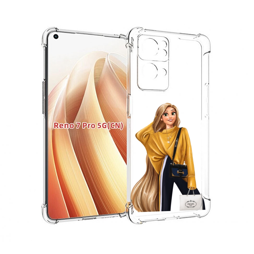 

Чехол MyPads модная-рапунсель женский для OPPO Reno7 Pro 5G, Прозрачный, Tocco