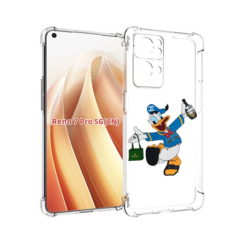 

Чехол MyPads модный-дональд-дак для OPPO Reno7 Pro 5G, Прозрачный, Tocco