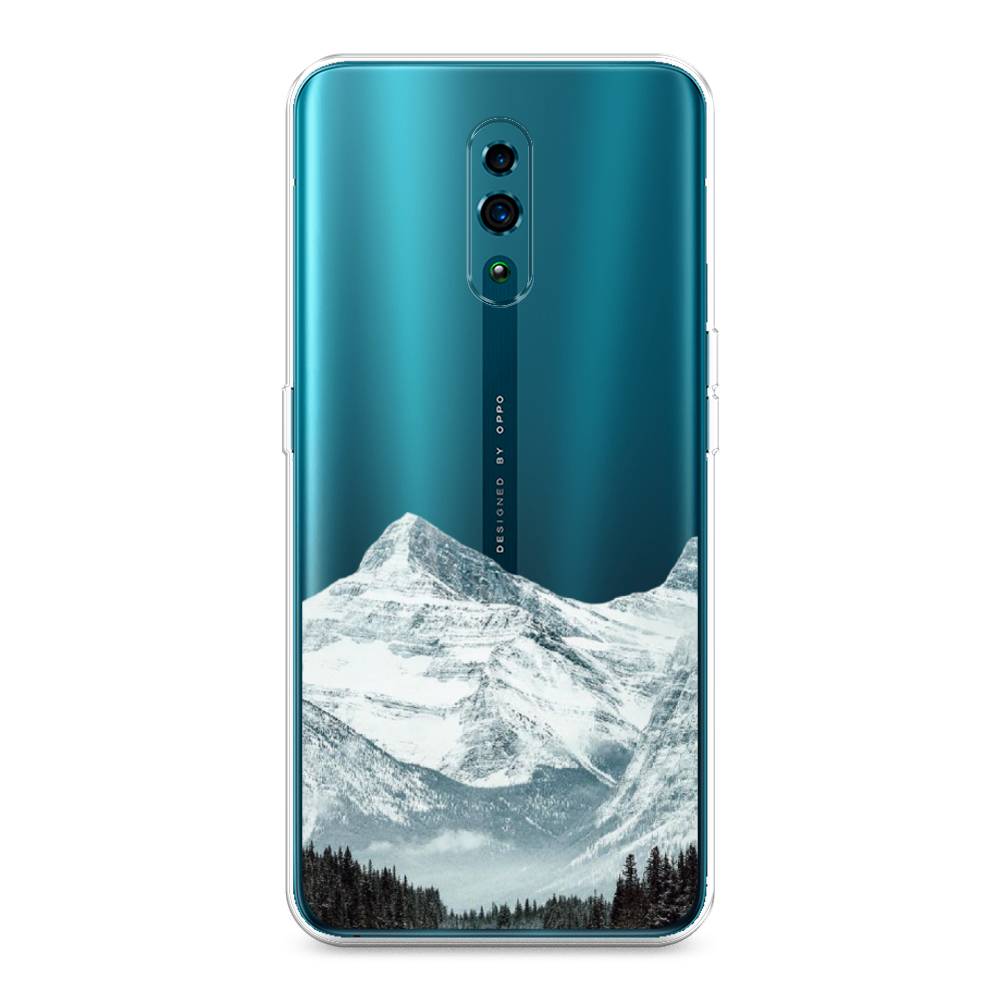 

Чехол для Oppo Reno "Горы арт 1", Белый;зеленый, 250750-2