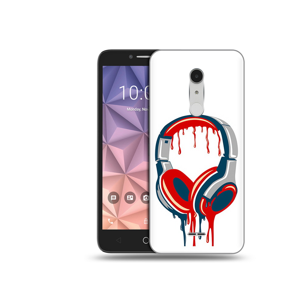 

Чехол MyPads Tocco для Alcatel A3 XL не делай громко, Прозрачный, Tocco