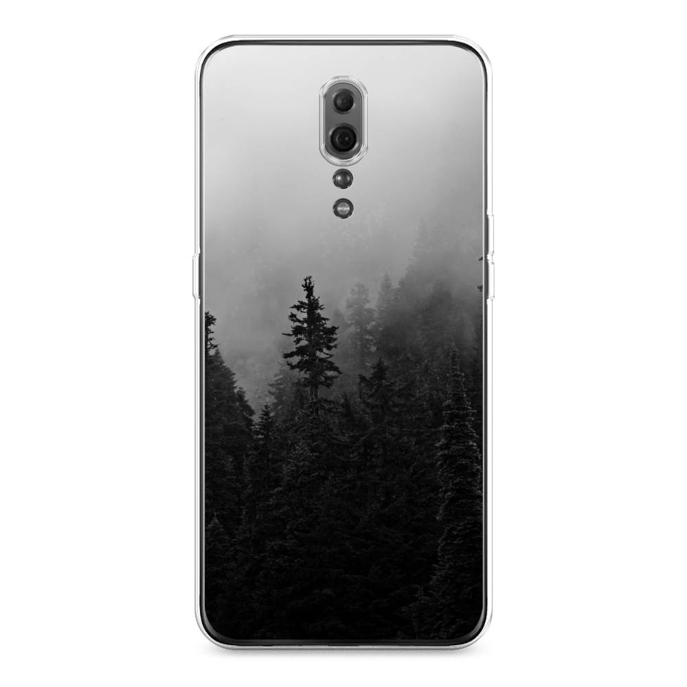 

Чехол для Oppo Reno Z "Туманный лес", Серый;черный, 250950-2