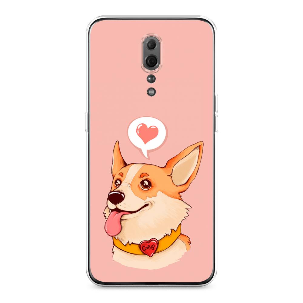 

Чехол для Oppo Reno Z "Корги язык", Розовый;коричневый, 250950-1
