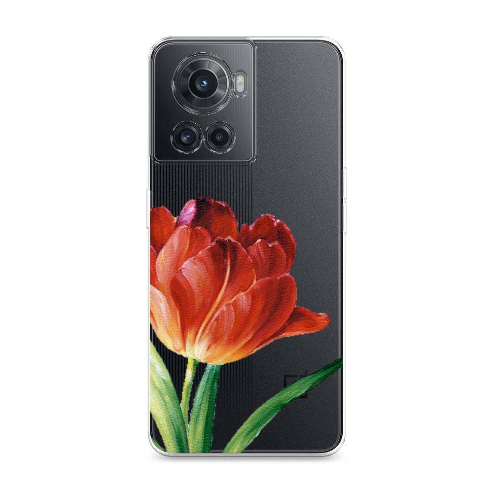 

Чехол Awog на OnePlus Ace / ВанПлас Ace "Красный тюльпан", Разноцветный, 153050-8