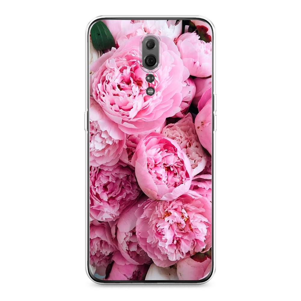 

Чехол для Oppo Reno Z "Розовые пионы", Бежевый;розовый, 250950-2