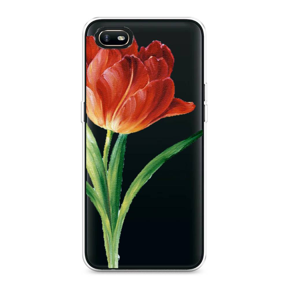 

Чехол Awog на Oppo A1k "Красный тюльпан", Разноцветный, 252150-8