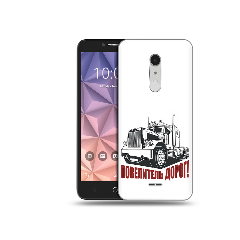 

Чехол MyPads Tocco для Alcatel A3 XL повелитель дорог, Прозрачный, Tocco