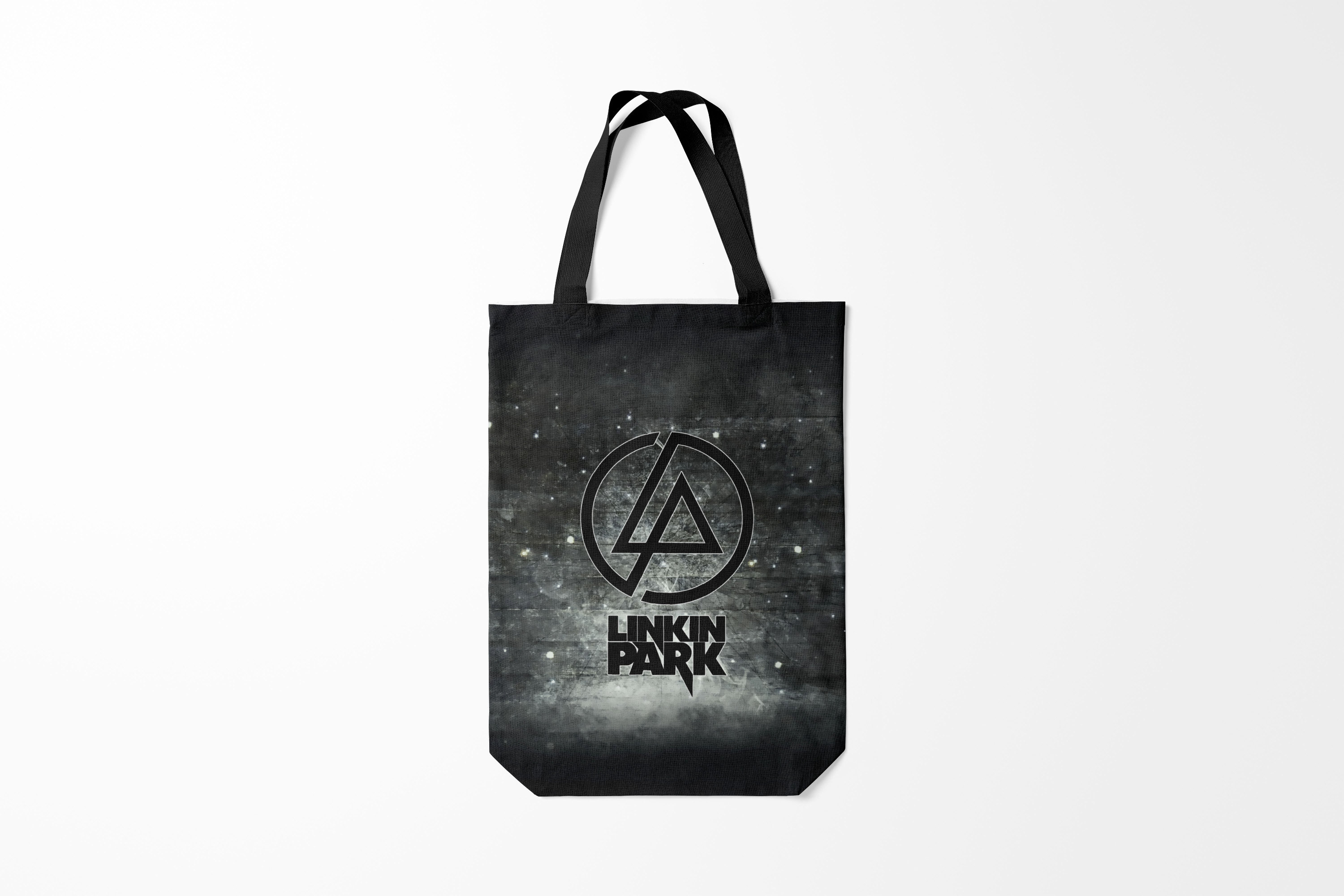 

Сумка шoппер унисекс Burnettie Linkin Park Стена, черный, Linkin Park Стена