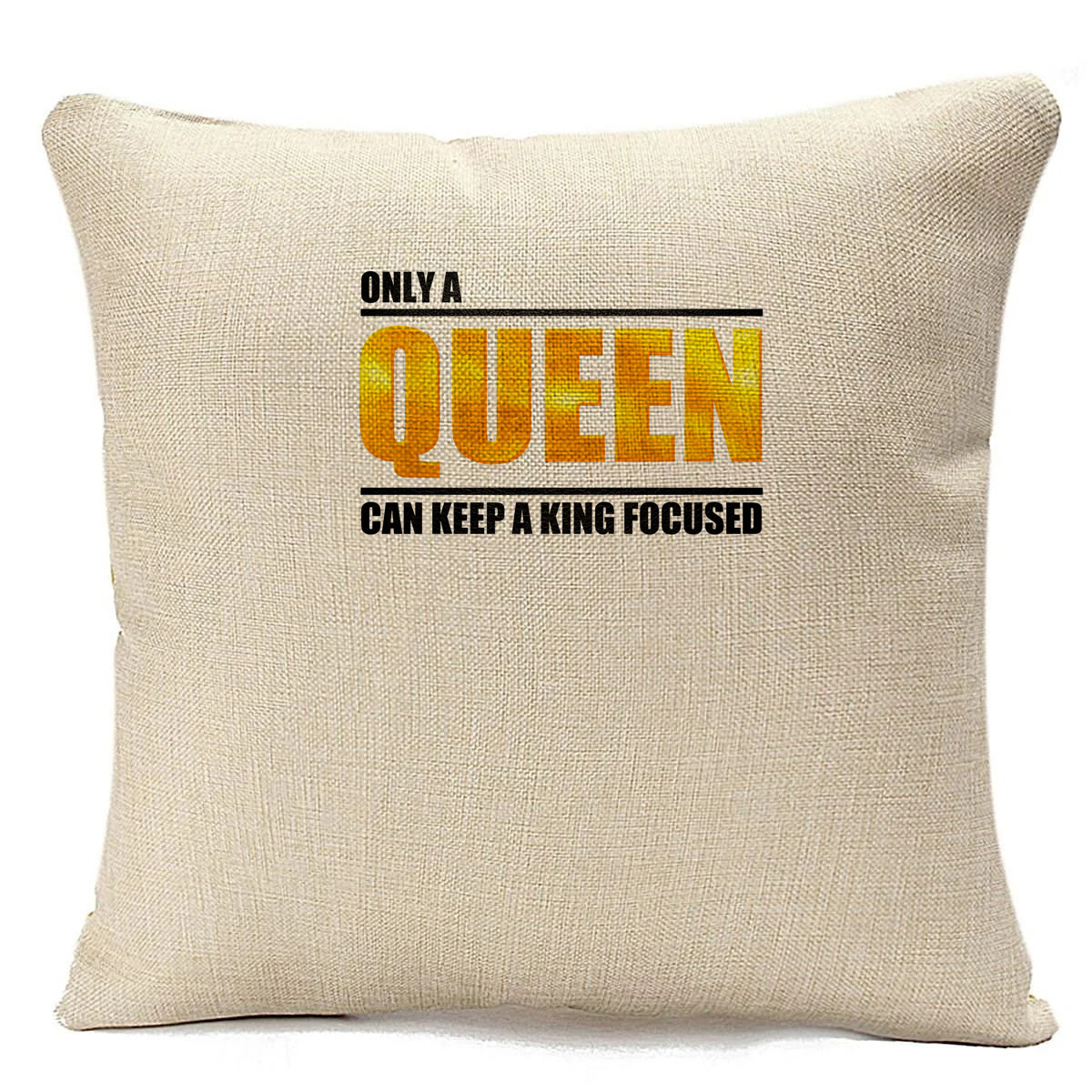 фото Подушка бежевая coolpodarok only queen
