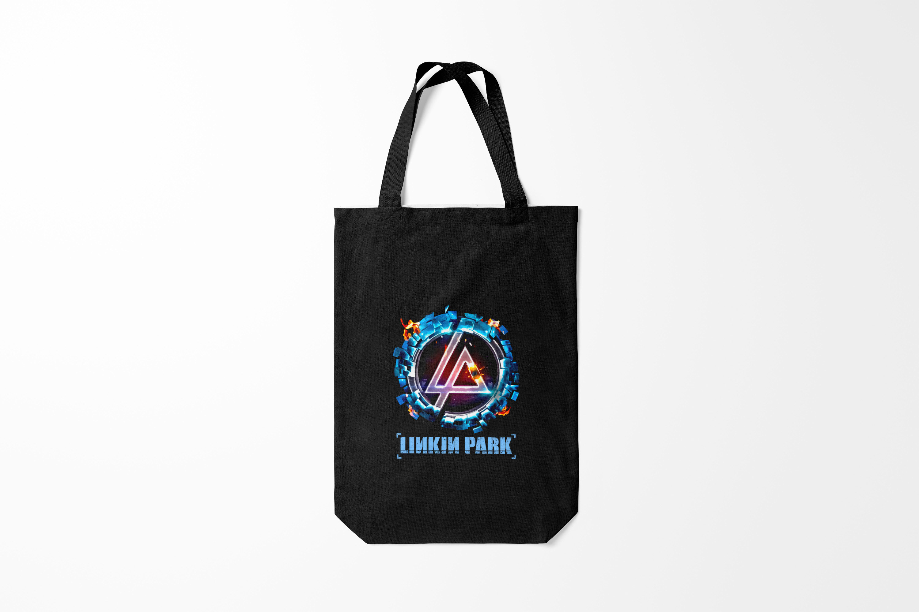 

Сумка шoппер унисекс Burnettie Linkin Park Двигатель, черный, Linkin Park Двигатель