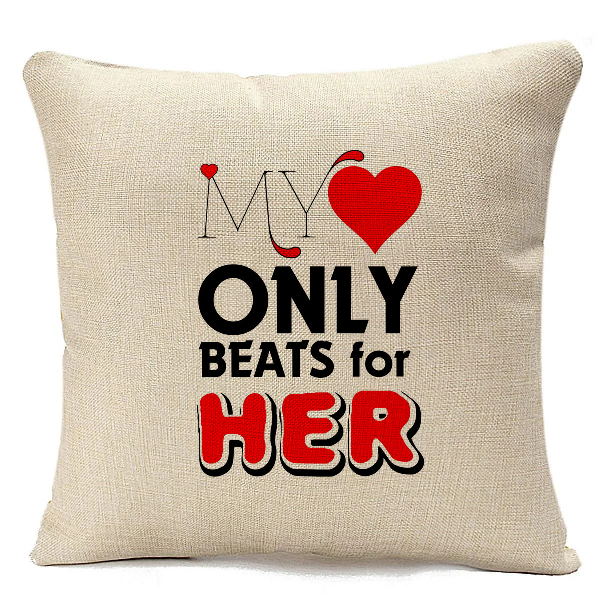 фото Подушка бежевая coolpodarok my only her