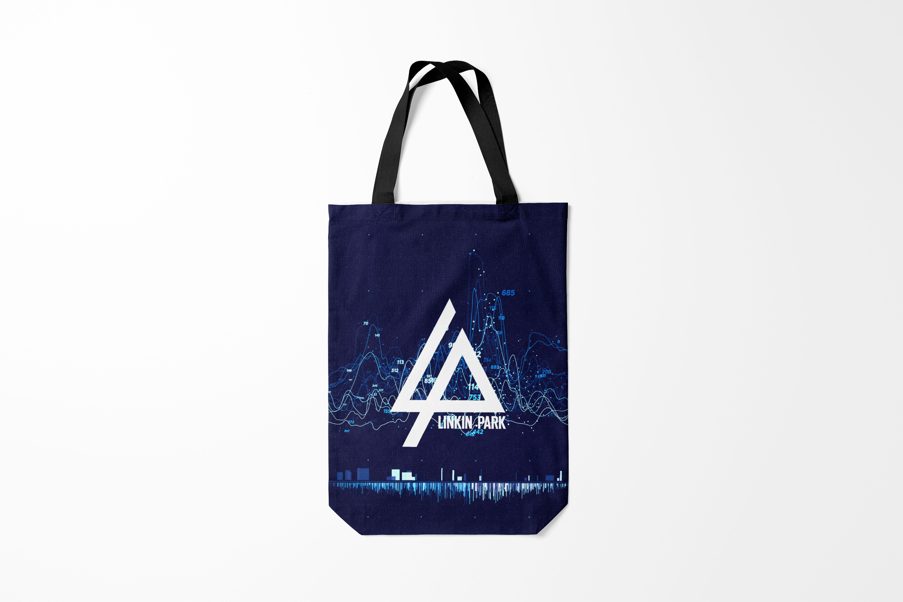 

Сумка шoппер унисекс Burnettie Linkin Park music collection, черный, Linkin Park music collection