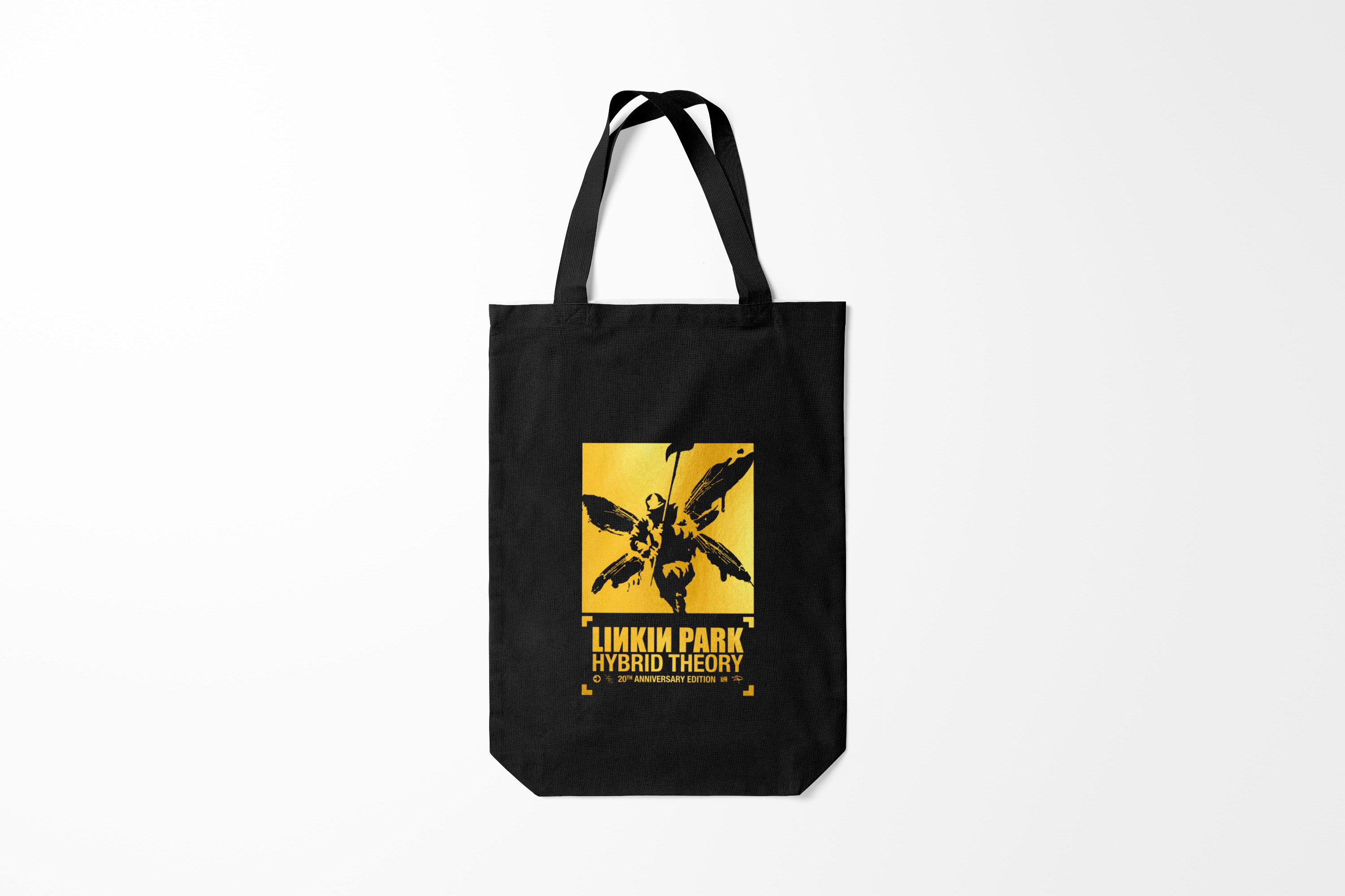 

Сумка шoппер унисекс Burnettie Linkin Park Hybrid Theory 20th Anniversary, черный, Linkin Park Hybrid Theory 20th Anniversary