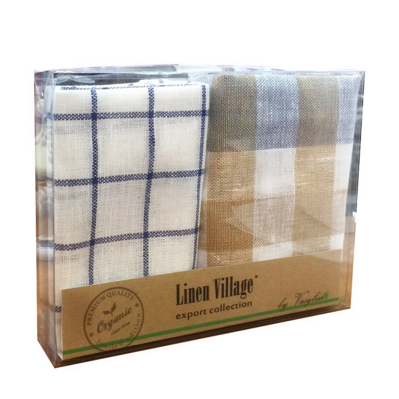 

Набор полотенец лен Linen Village 50, 2шт, Бежевый