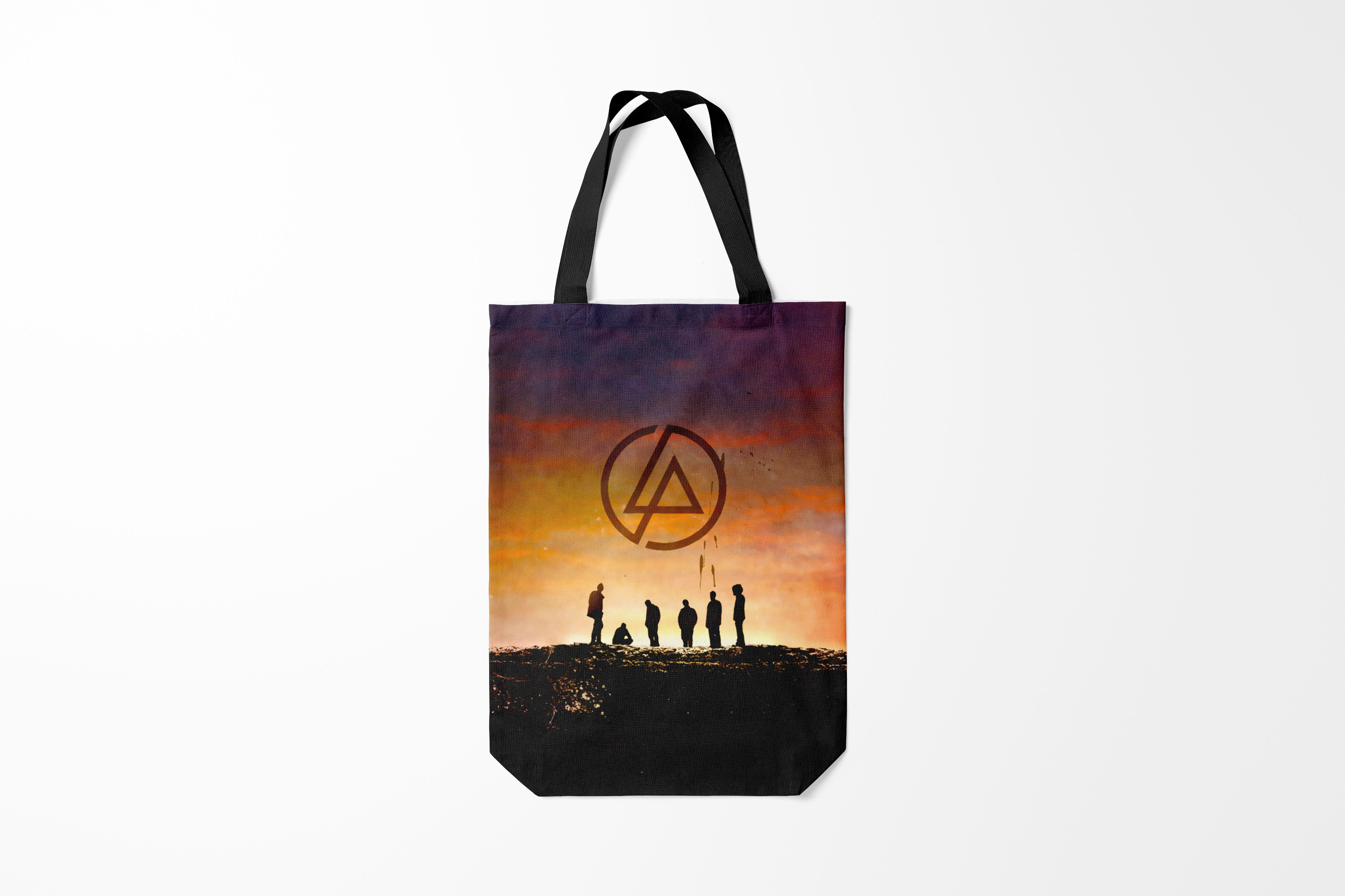 

Сумка шoппер унисекс Burnettie Linkin Park, черный, Linkin Park