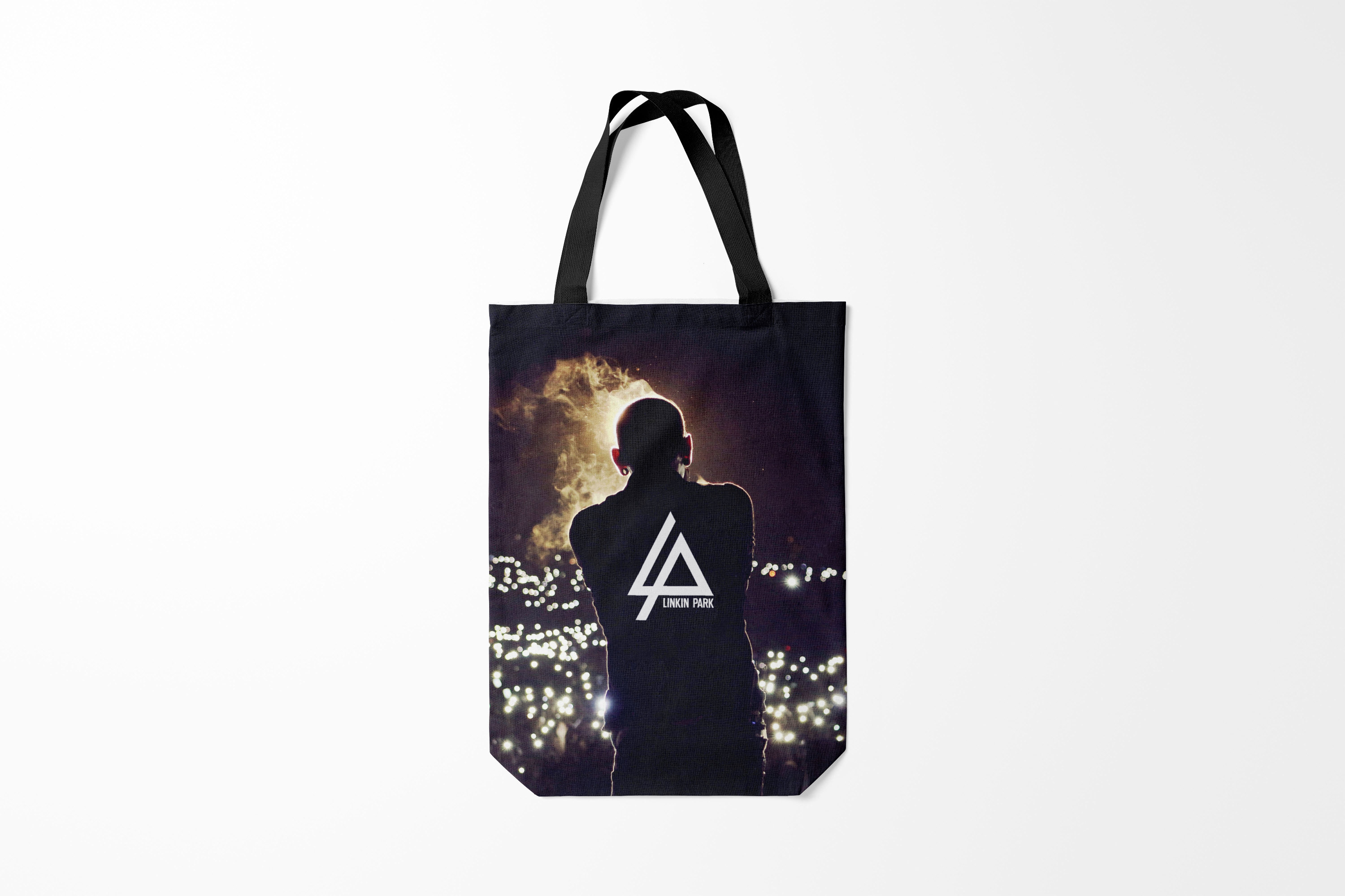 

Сумка шoппер унисекс Burnettie Linkin Park, черный, Linkin Park