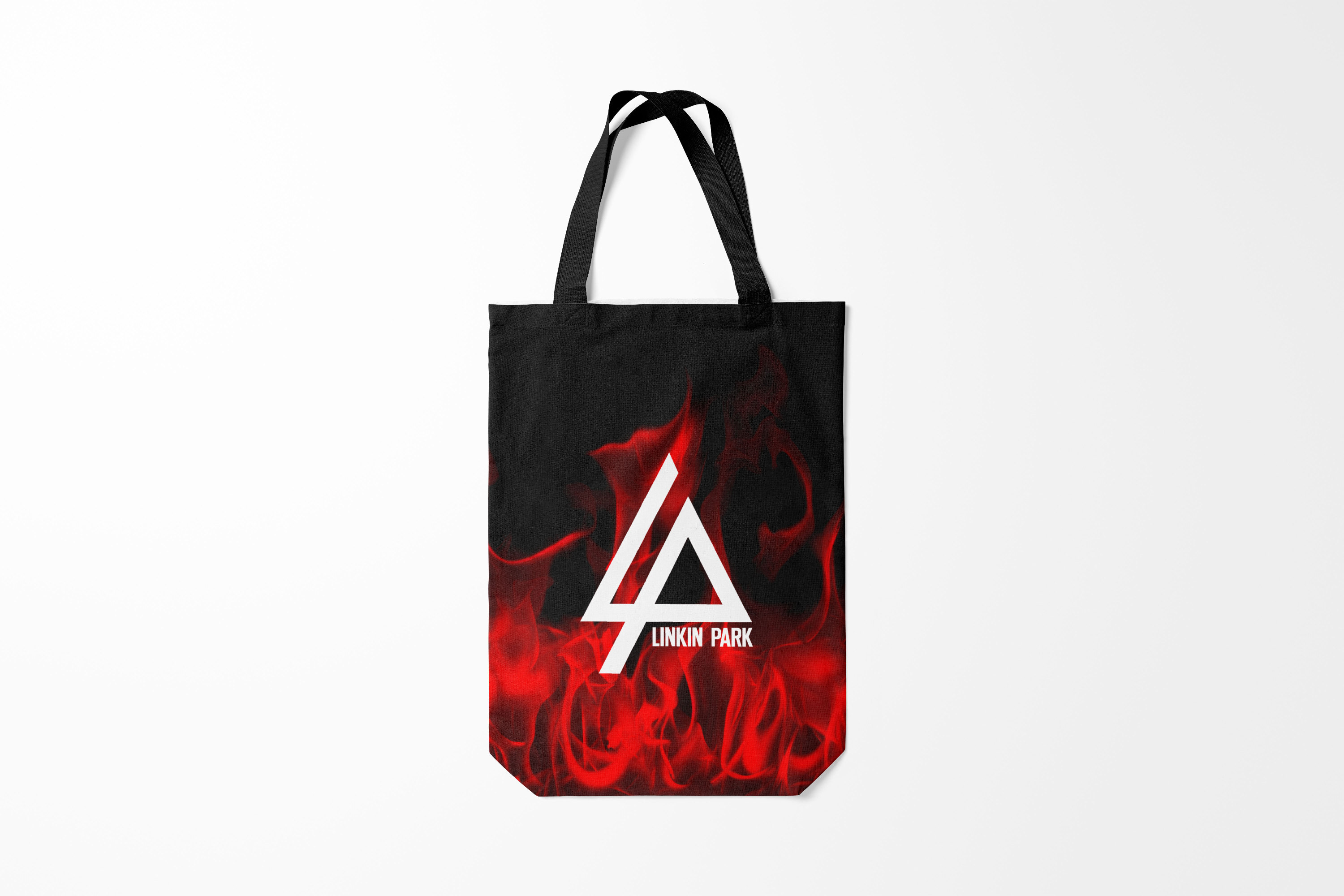 

Сумка шoппер унисекс Burnettie Linkin Park, черный, Linkin Park