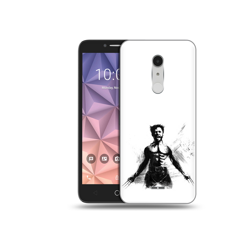 

Чехол MyPads Tocco для Alcatel A3 XL росомаха, Прозрачный, Tocco