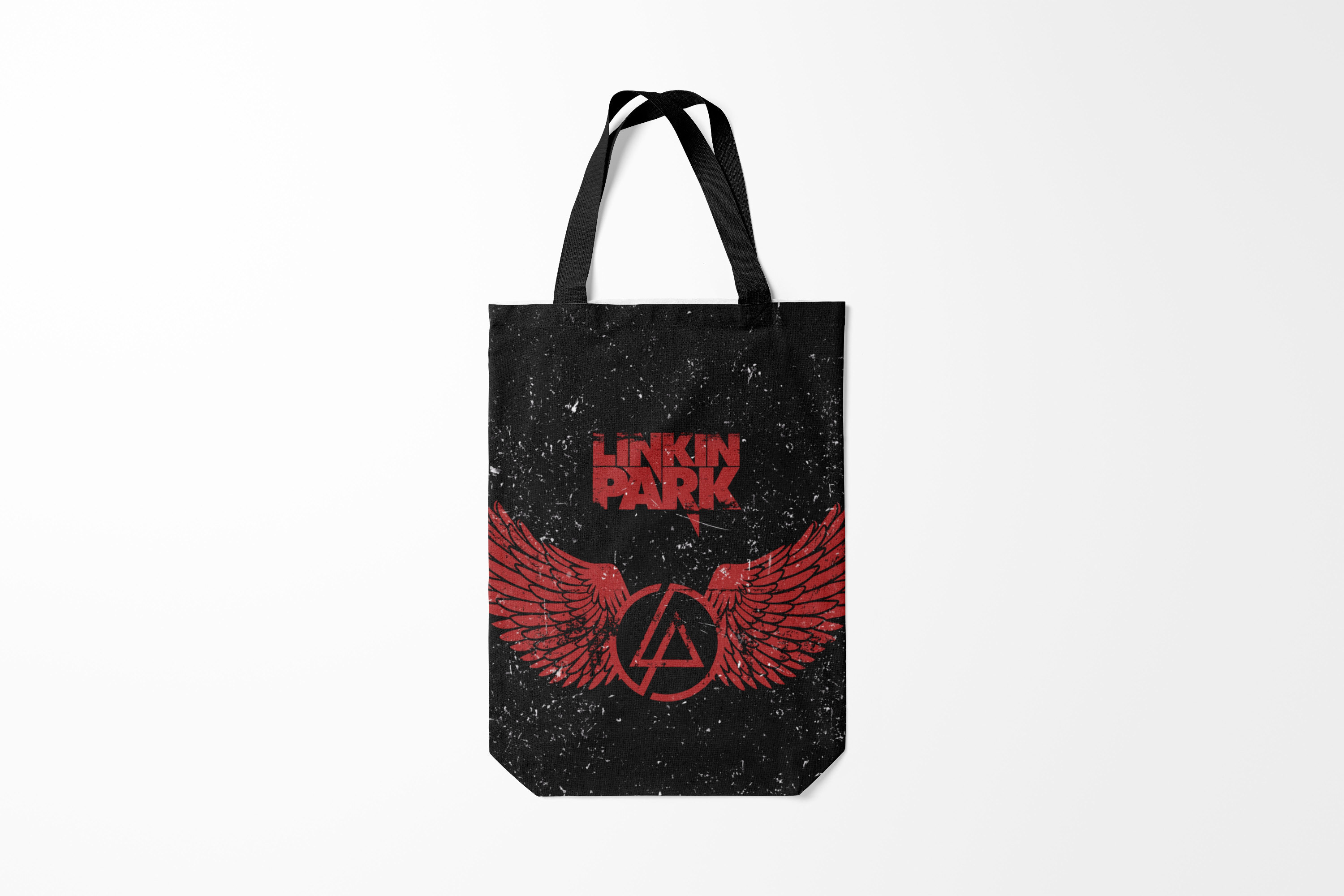

Сумка шoппер унисекс Burnettie Linkin Park, черный, Linkin Park