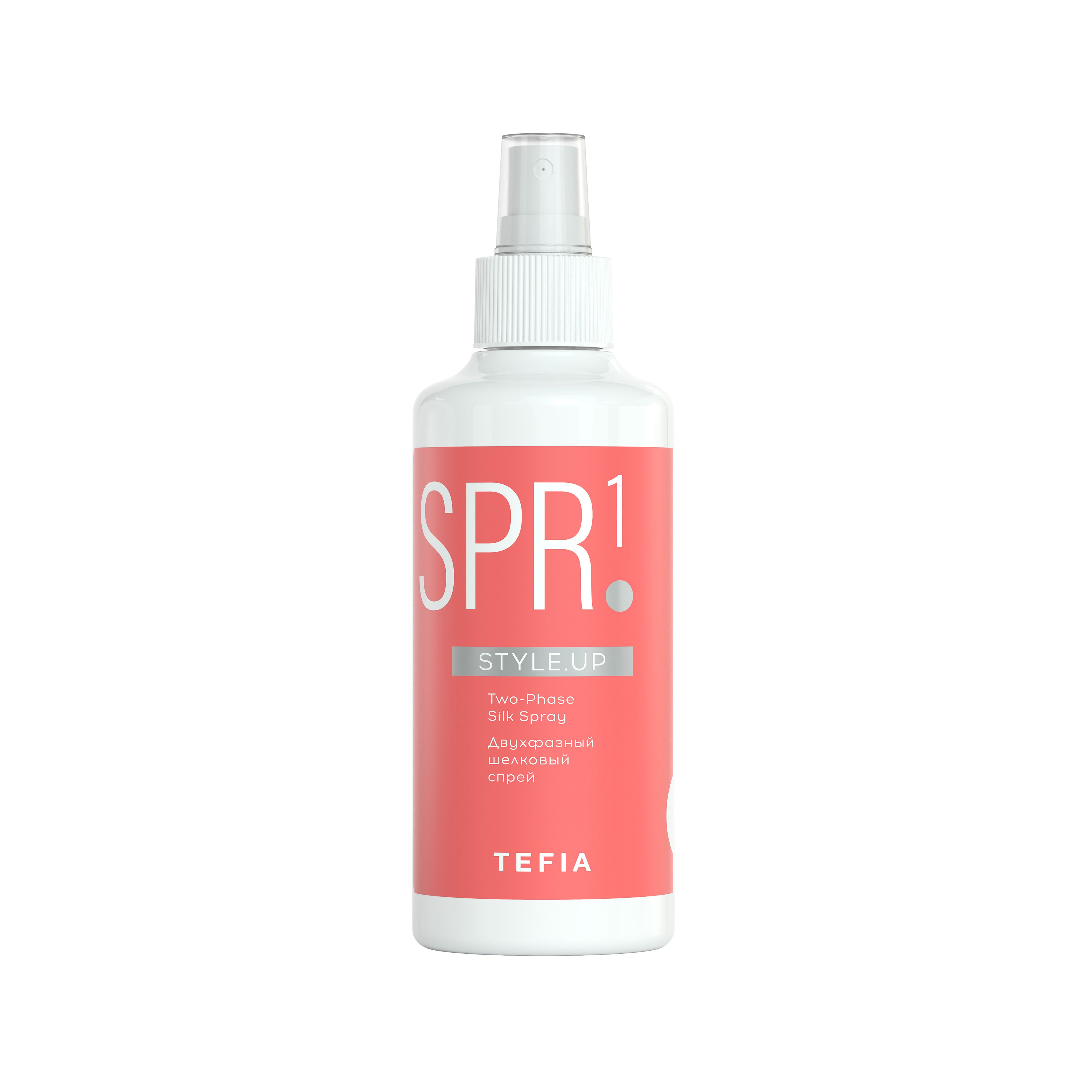 Спрей TEFIA двухфазный шелковый для волос Two-Phase Silk Spray 250мл, Линия STYLE.UP шелковый путь иллюстрированное издание