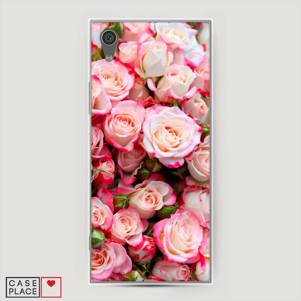 

Чехол на Sony Xperia L1 "Много роз", Розовый, 52550-2