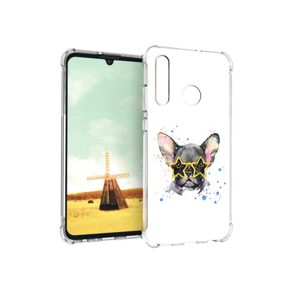 

Чехол MyPads Tocco для Huawei P Smart+ буля в очках, Прозрачный, Tocco