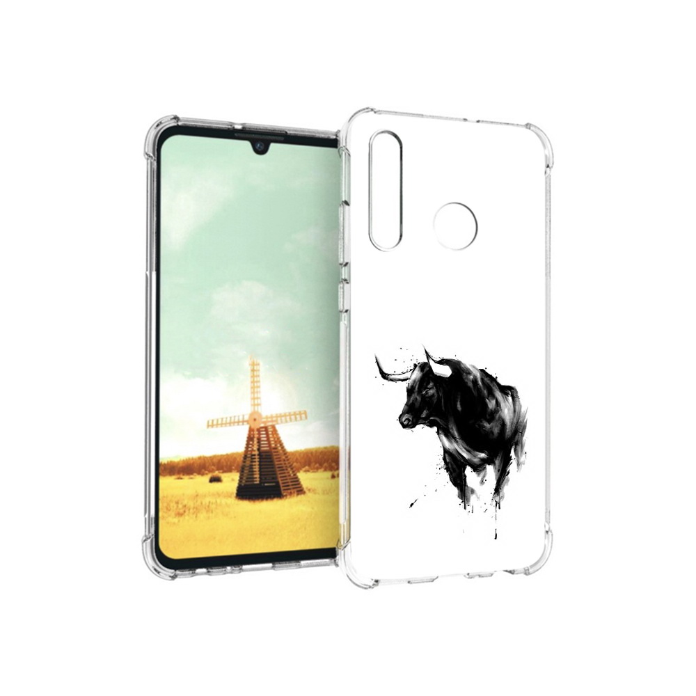 

Чехол MyPads Tocco для Huawei P Smart+ бык, Прозрачный, Tocco