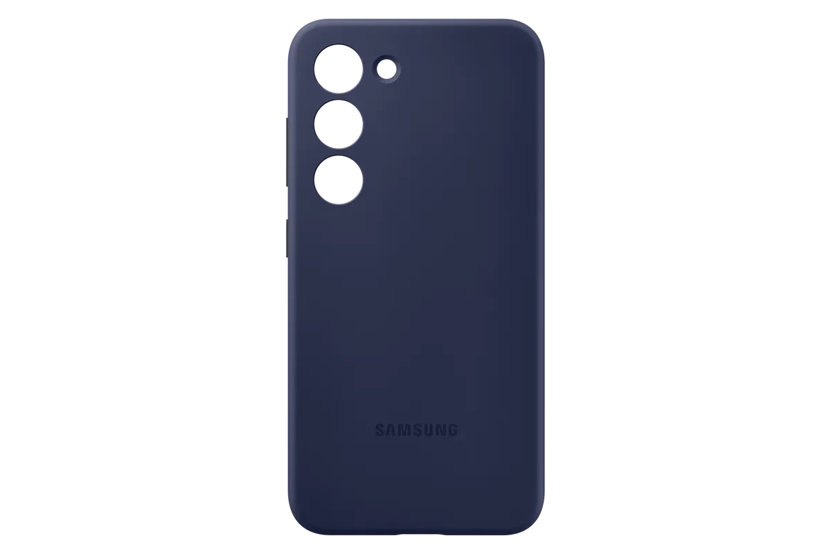 Чехол Samsung Silicone Cover S23, Тёмно-синий