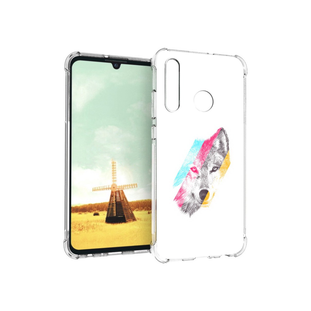 

Чехол MyPads Tocco для Huawei P Smart+ волк градиент, Прозрачный, Tocco