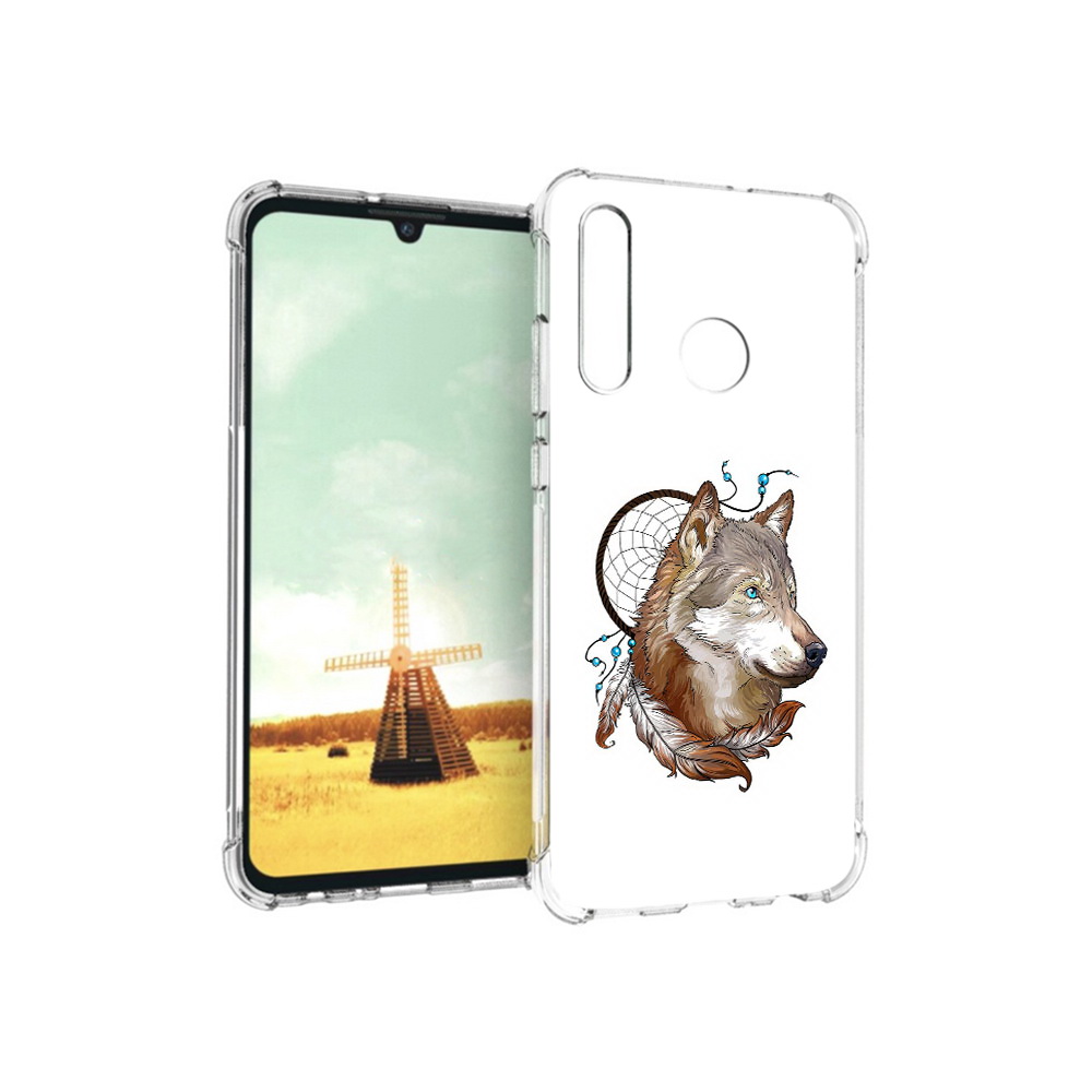 

Чехол MyPads Tocco для Huawei P Smart+ волк и ловец снов, Прозрачный, Tocco
