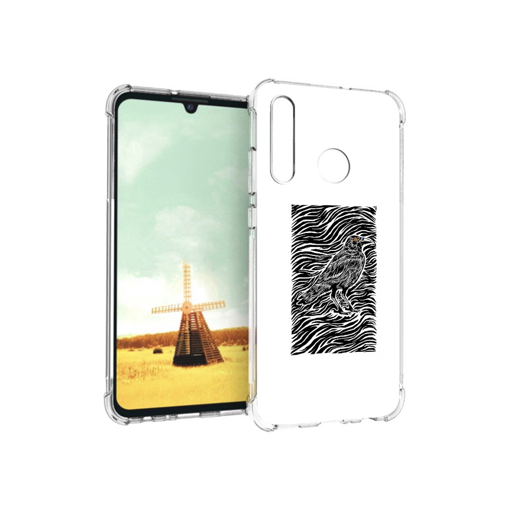 

Чехол MyPads Tocco для Huawei P Smart+ ворон в абстракции, Прозрачный, Tocco