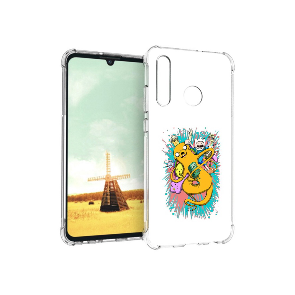

Чехол MyPads Tocco для Huawei P Smart+ время приключений рисунок, Прозрачный, Tocco