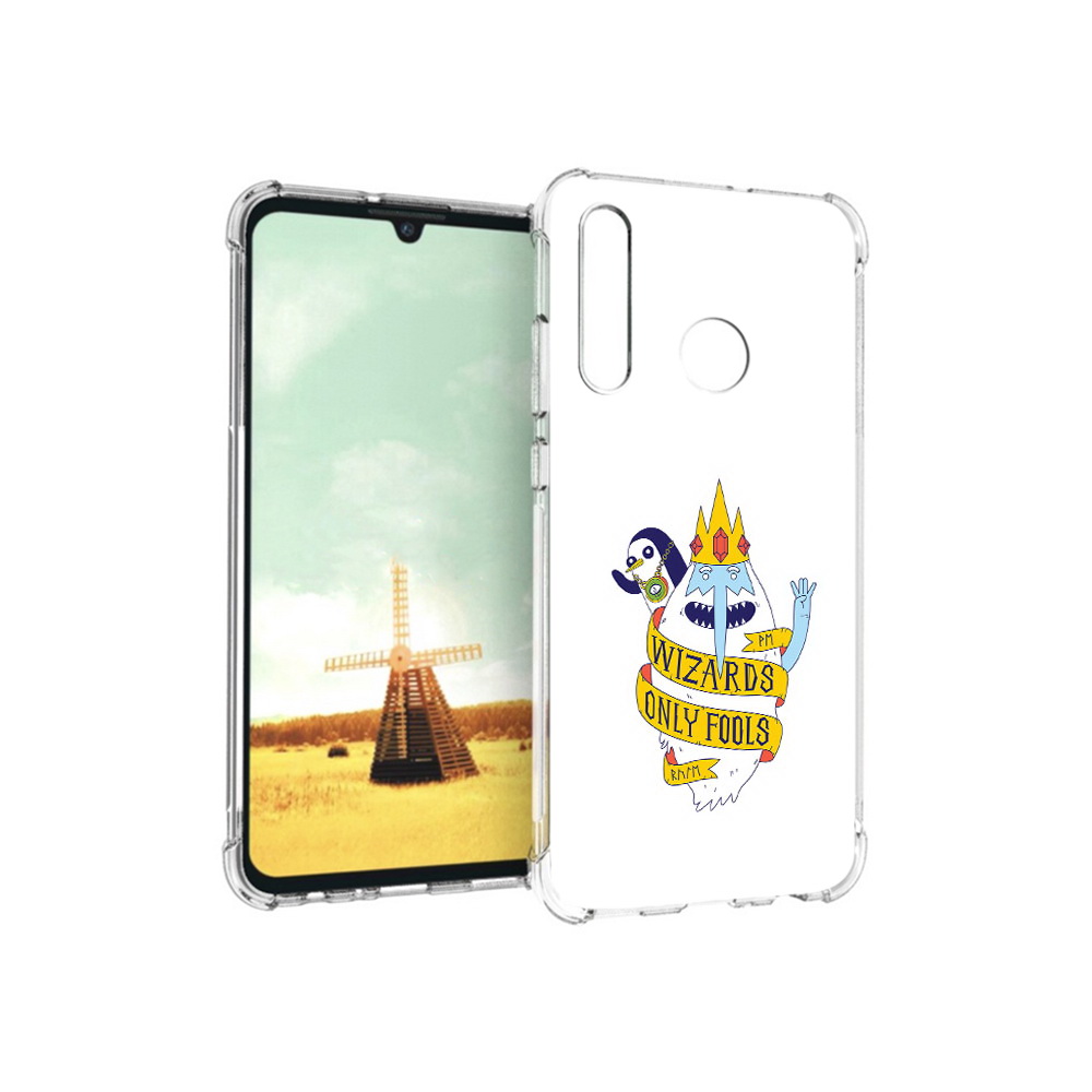 

Чехол MyPads Tocco для Huawei P Smart+ время приключений снежный король, Прозрачный, Tocco