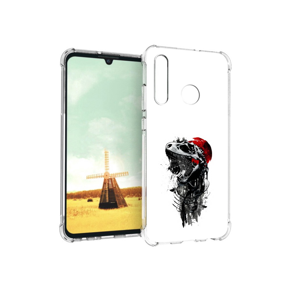 

Чехол MyPads Tocco для Huawei P Smart+ вымерший динозавр, Прозрачный, Tocco