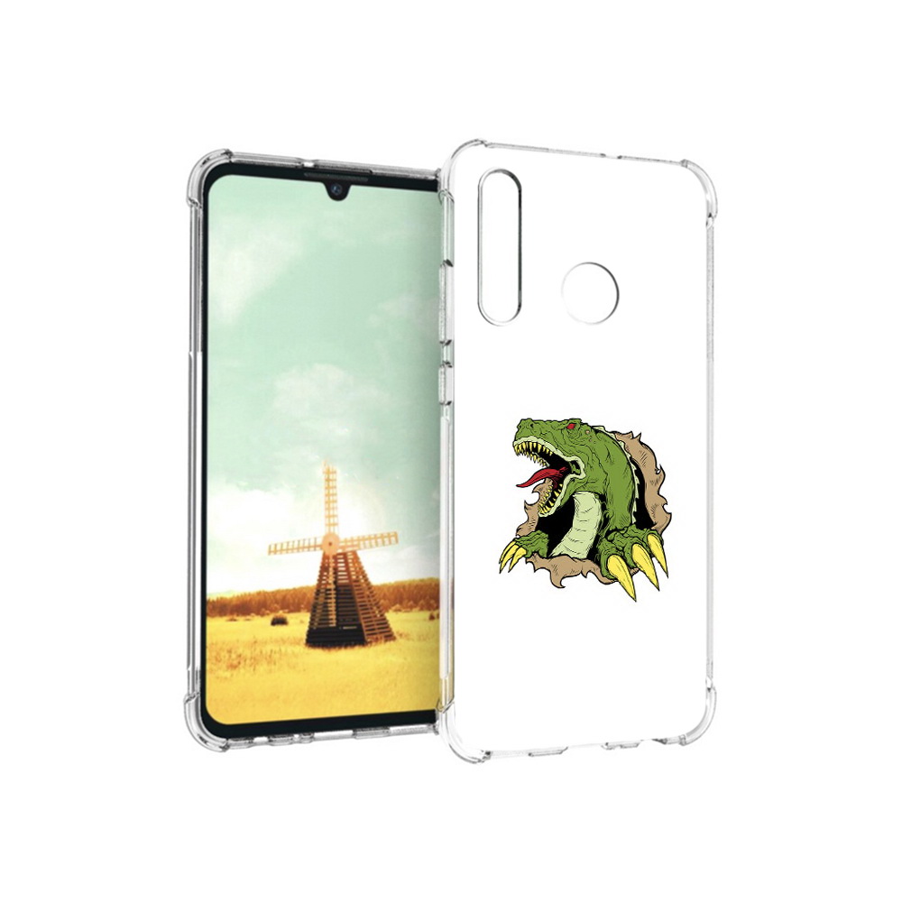 

Чехол MyPads Tocco для Huawei P Smart+ годзила, Прозрачный, Tocco