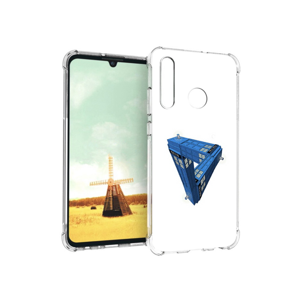 

Чехол MyPads Tocco для Huawei P Smart+ головолока абстракция, Прозрачный, Tocco