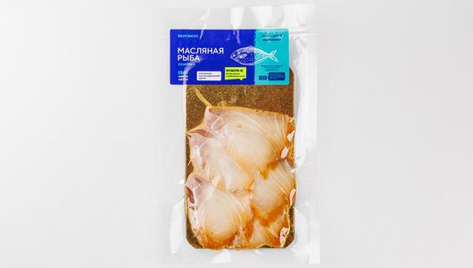 

Масляная рыба холодного копчения ВкусВилл филе ломтики 100 г