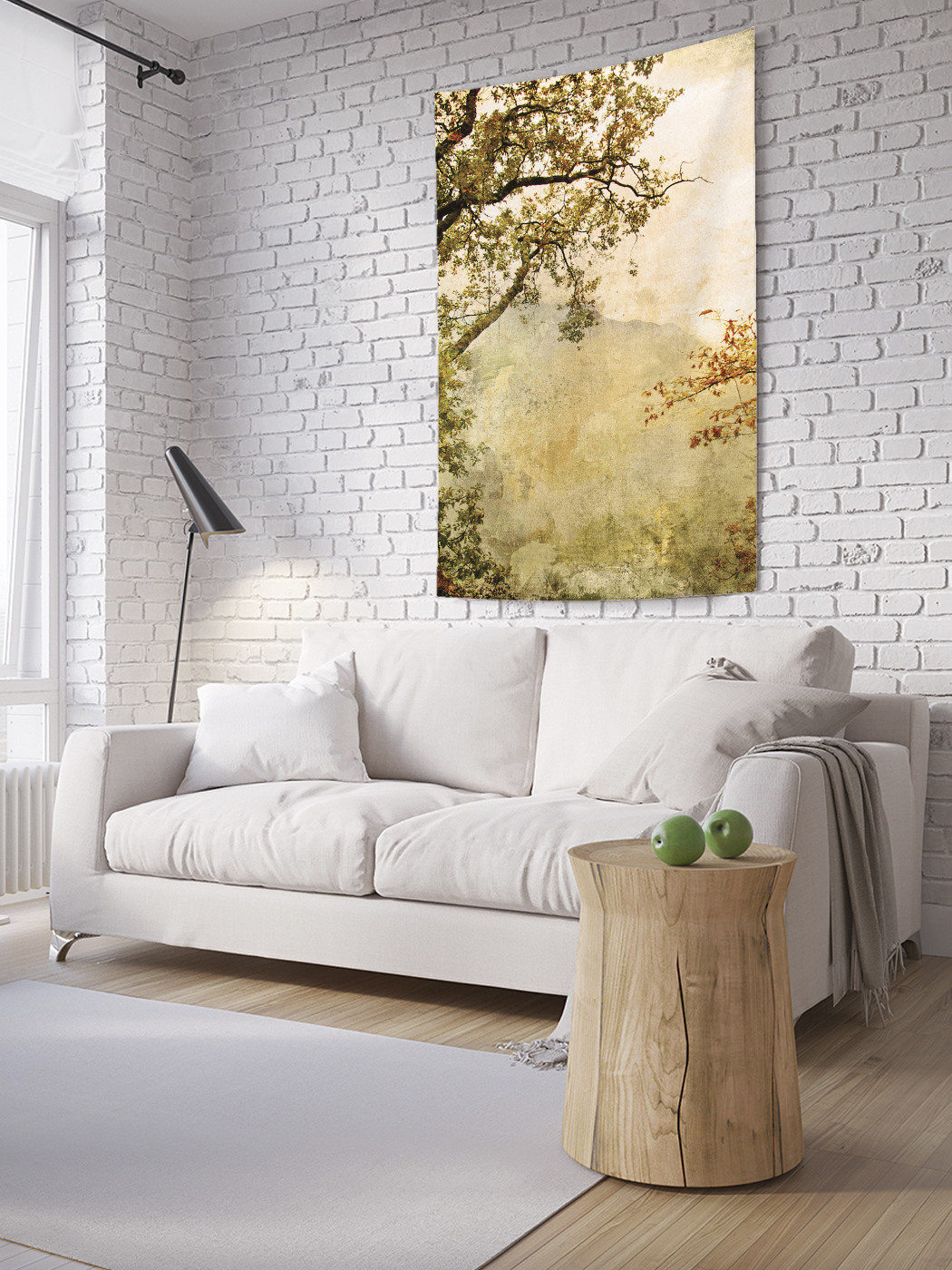 

Вертикальное фотопанно на стену JoyArty Облачные сады 150x200 см, Облачные сады
