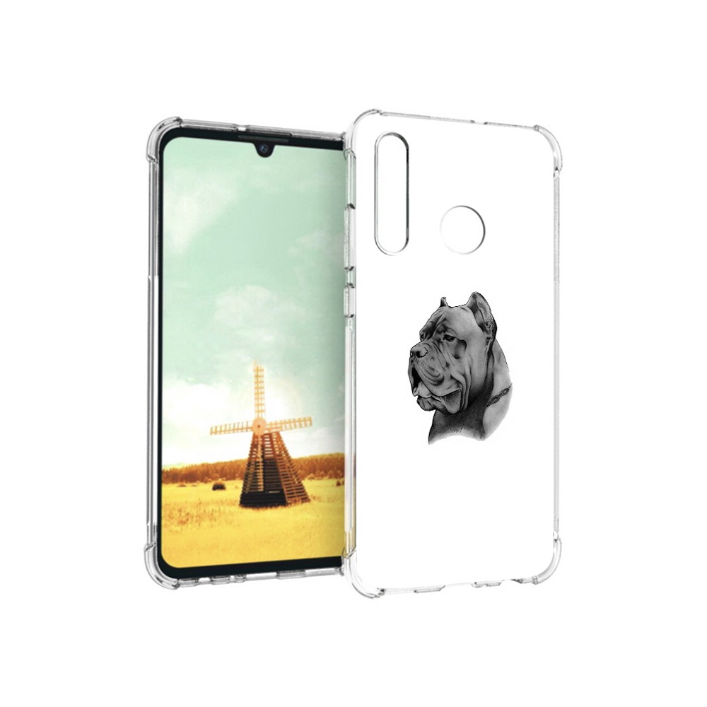 

Чехол MyPads Tocco для Huawei P Smart+ грозный бульдог, Прозрачный, Tocco