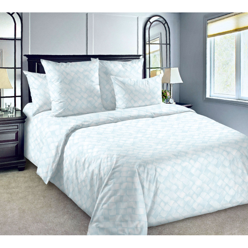 

Простыня Текс-Дизайн 180х200 на резинке перкаль Диана комп борт 25см, Голубой, Диана