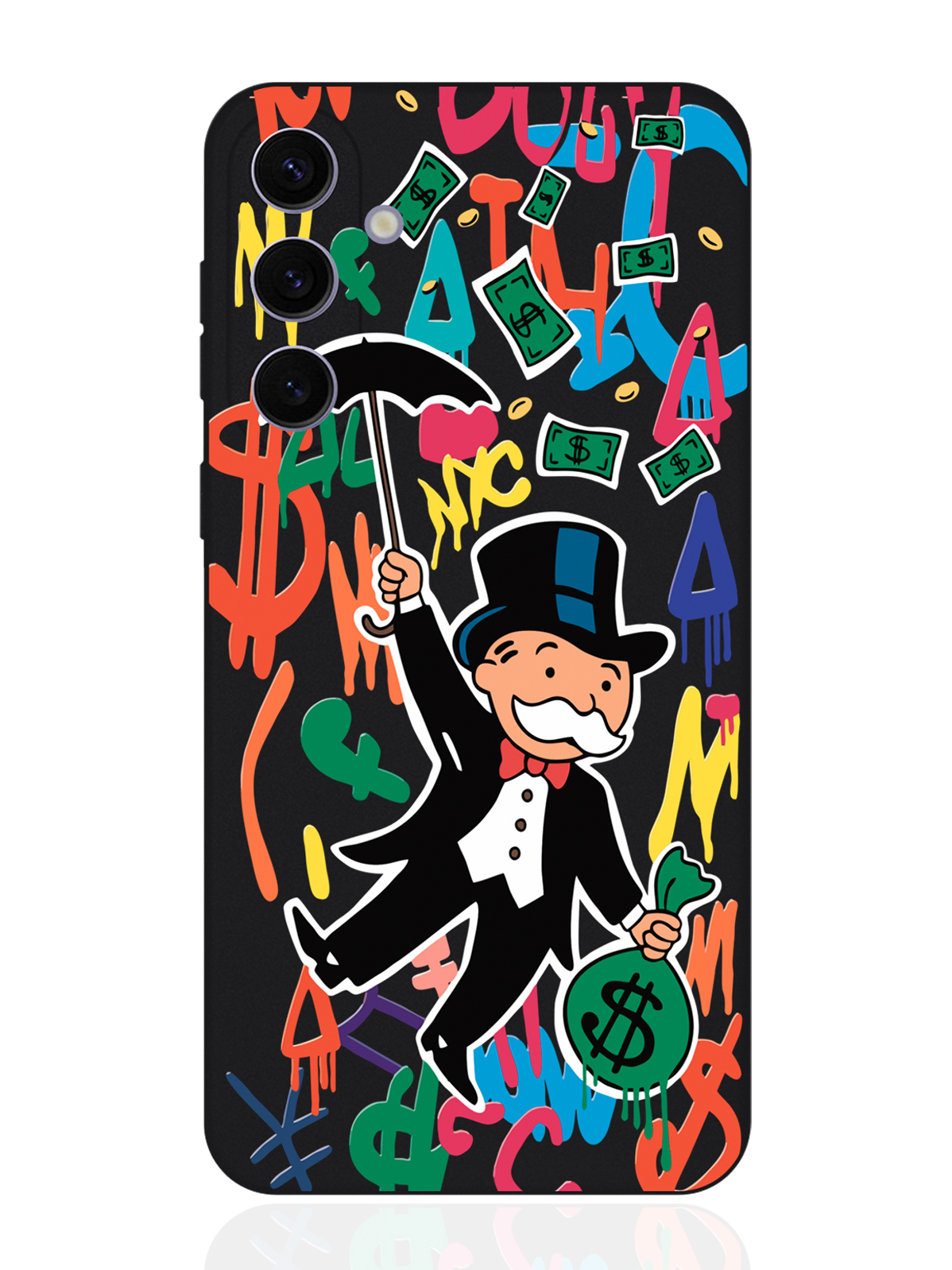 

Чехол для смартфона Samsung S24 Plus черный силиконовый Rich uncle PennyBags, Оранжевый;черный, Samsung