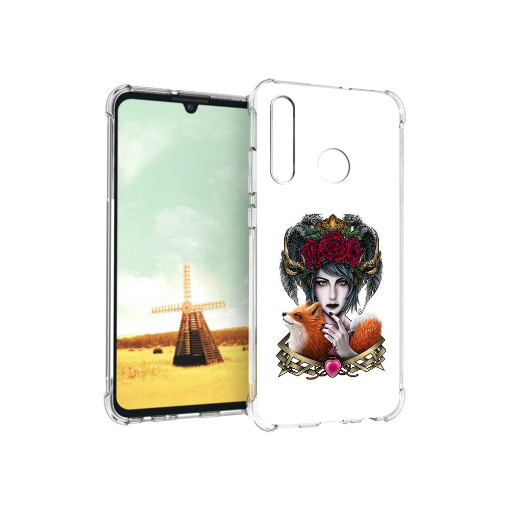 

Чехол MyPads Tocco для Huawei P Smart+ девушка с лисой, Прозрачный, Tocco