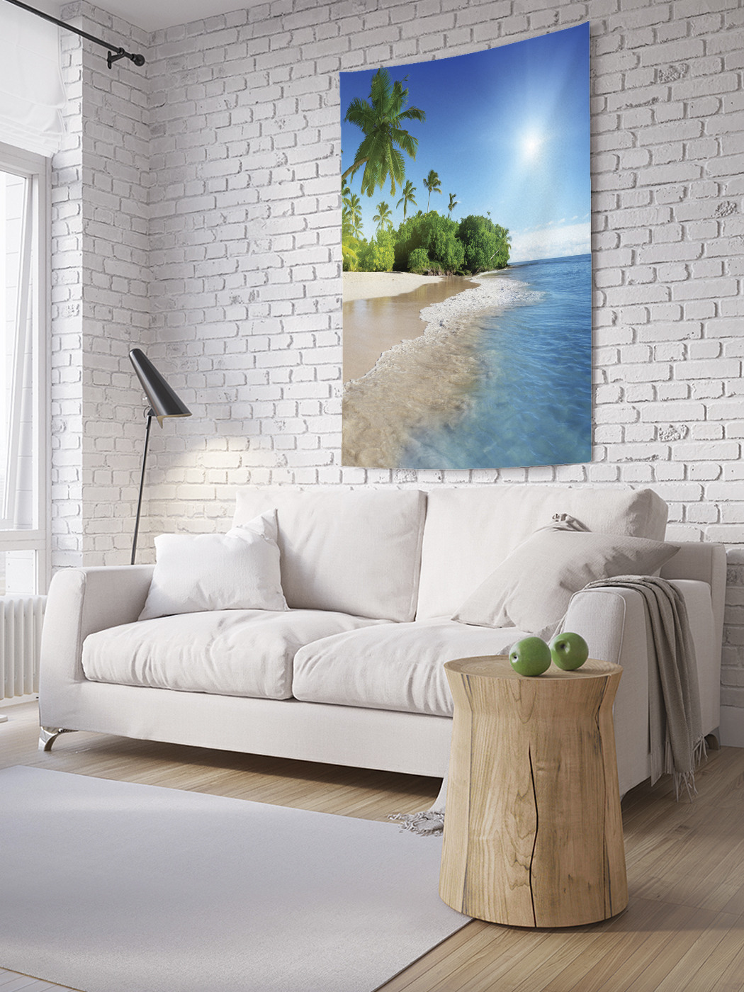 

Вертикальное фотопанно на стену JoyArty Морская пробежка 150x200 см, Морская пробежка