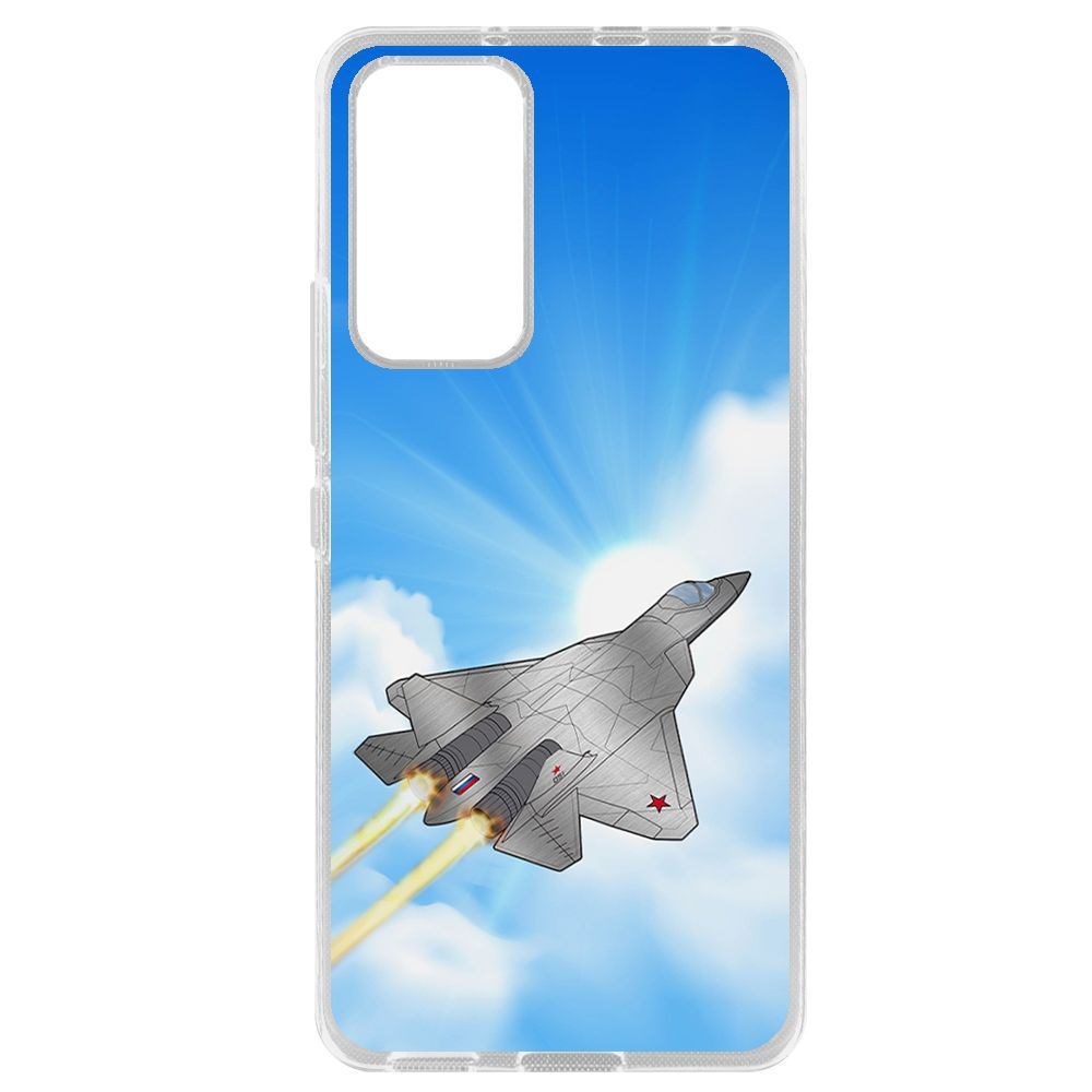 

Чехол-накладка Krutoff Clear Case СУ-57 для Xiaomi 12 Lite, Прозрачный