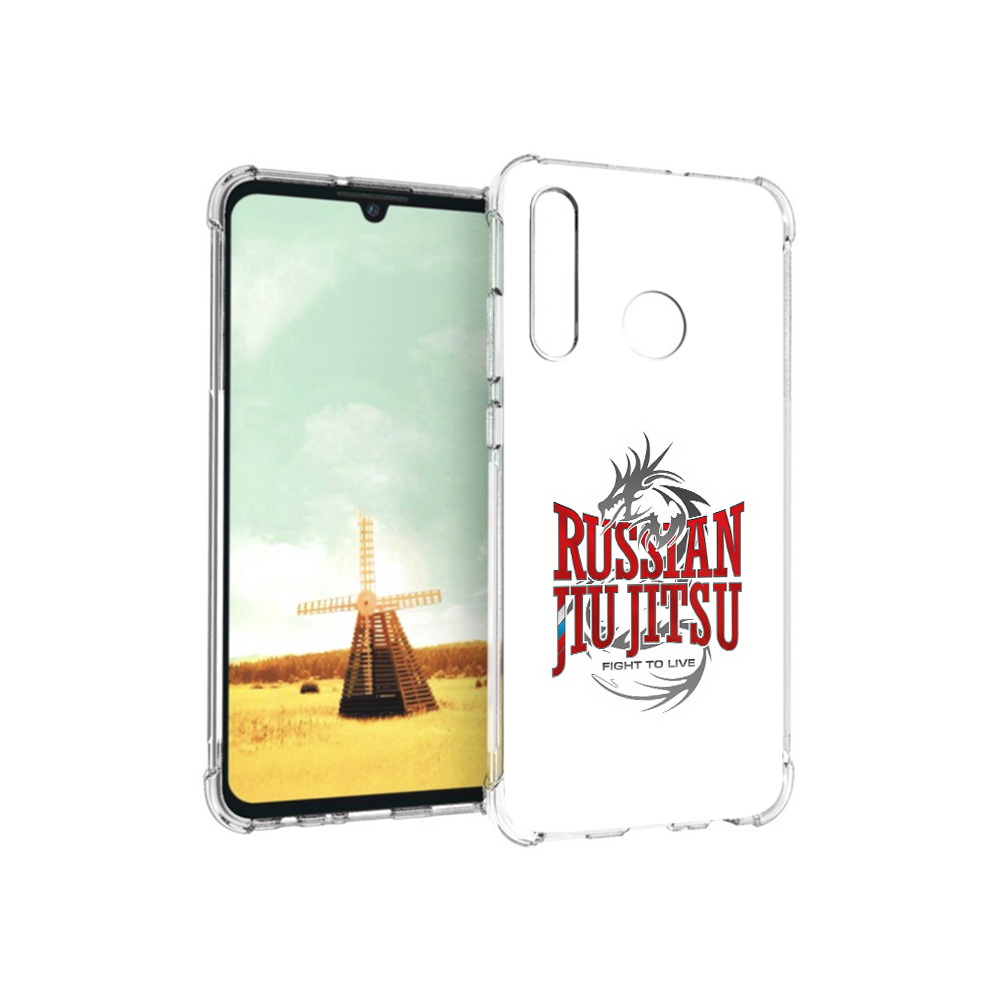 

Чехол MyPads Tocco для Huawei P Smart+ джиу джитсу, Прозрачный, Tocco