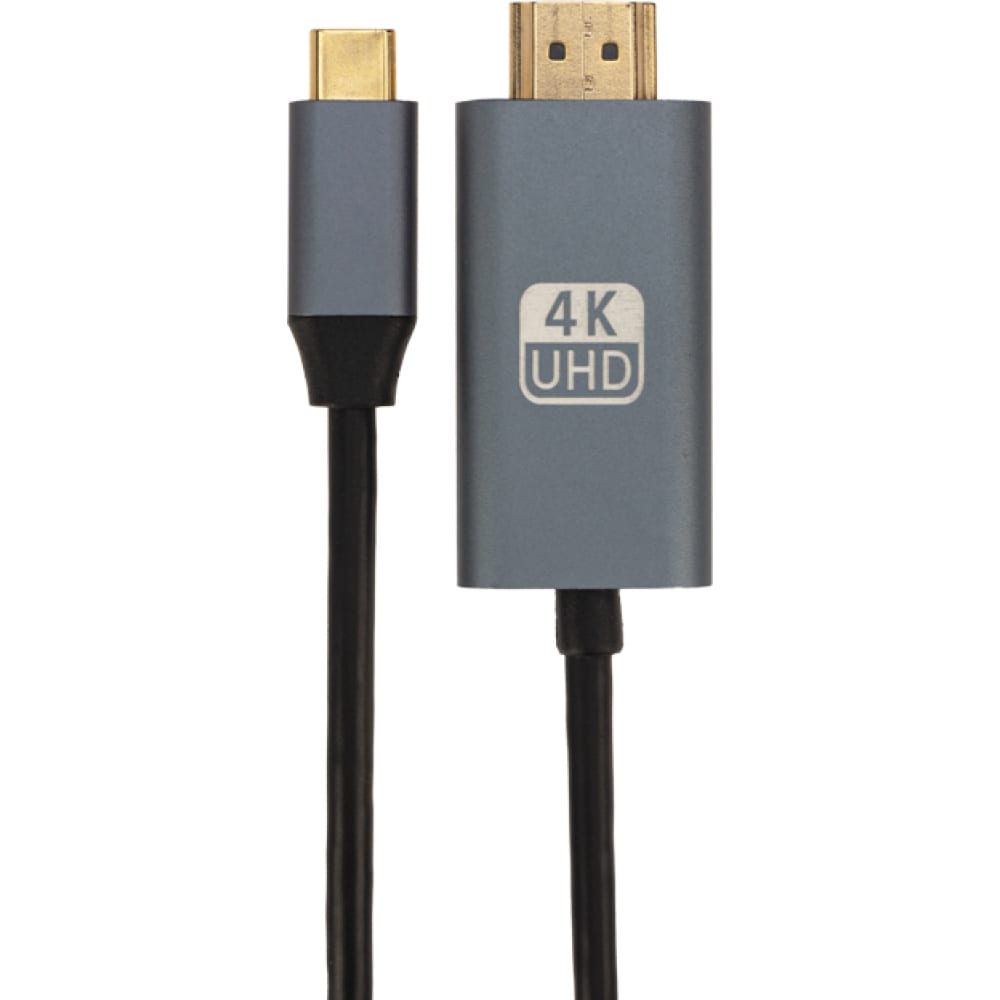 

Кабель Rexant USB Type-C - HDMI, 2м черный, 17-6402