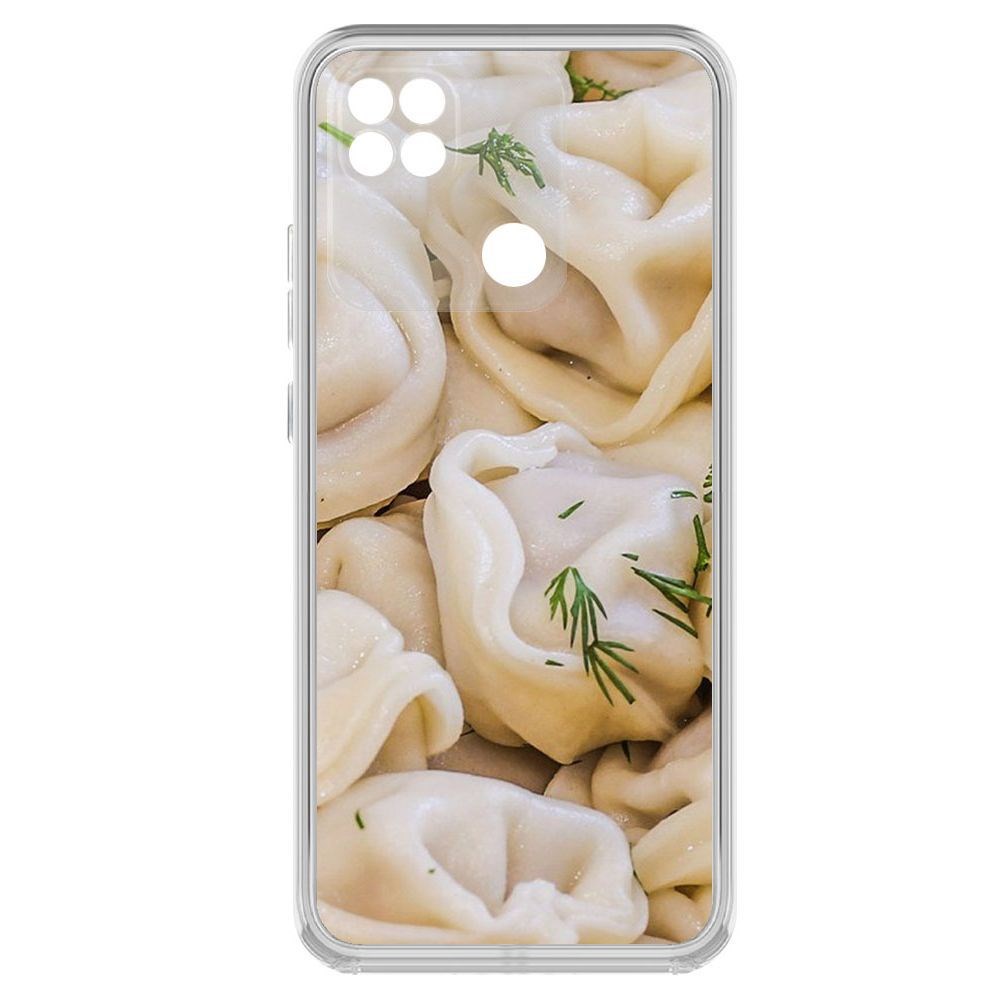 Чехол-накладка Krutoff Clear Case Пельмешки для Xiaomi Redmi 10A