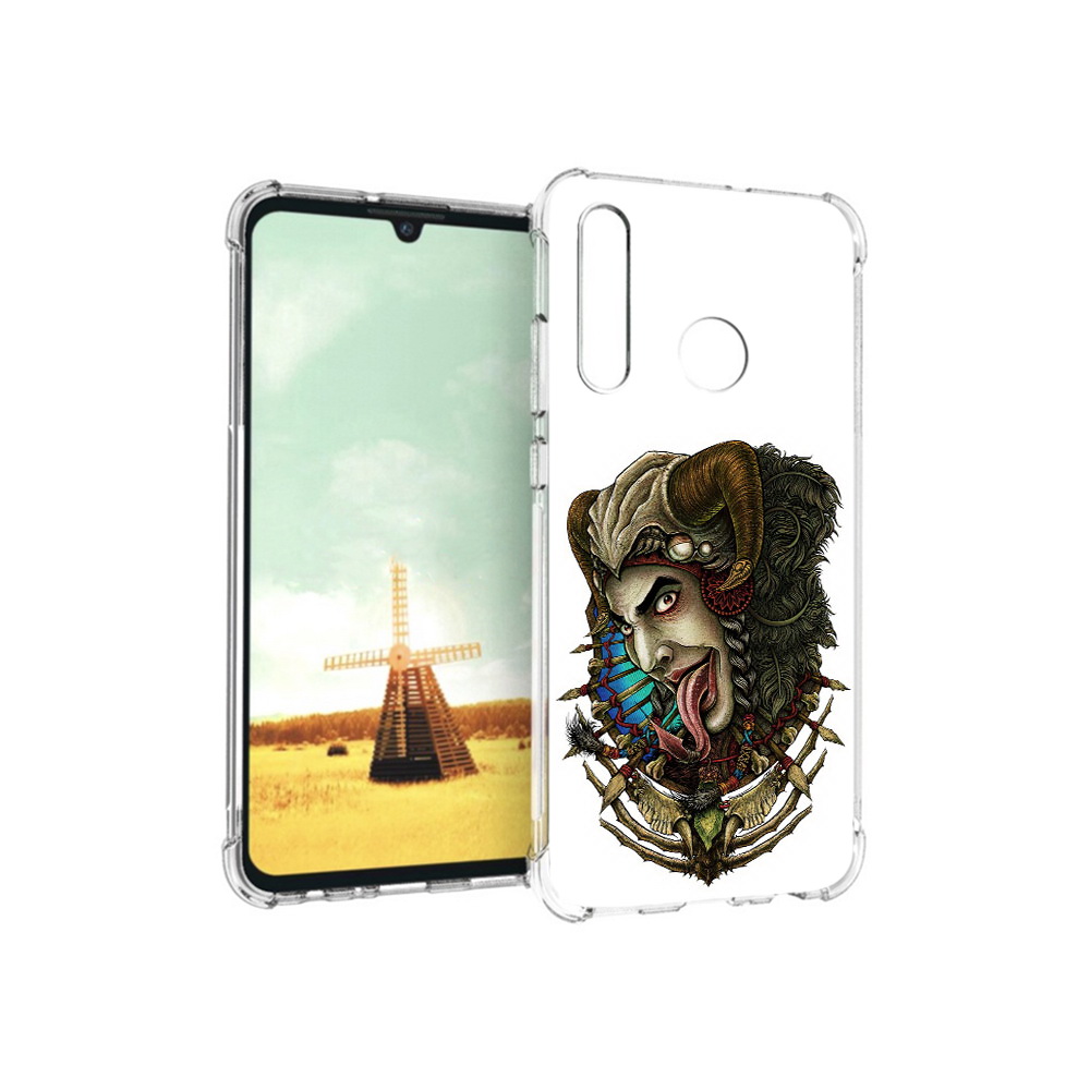 

Чехол MyPads Tocco для Huawei P Smart+ длинный язык, Прозрачный, Tocco