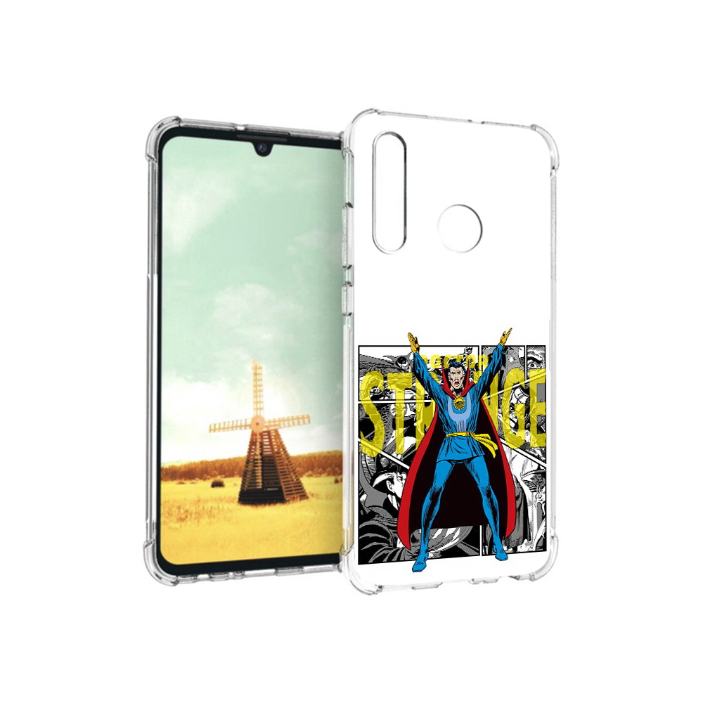 

Чехол MyPads Tocco для Huawei P Smart+ доктор стренж комикс, Прозрачный, Tocco